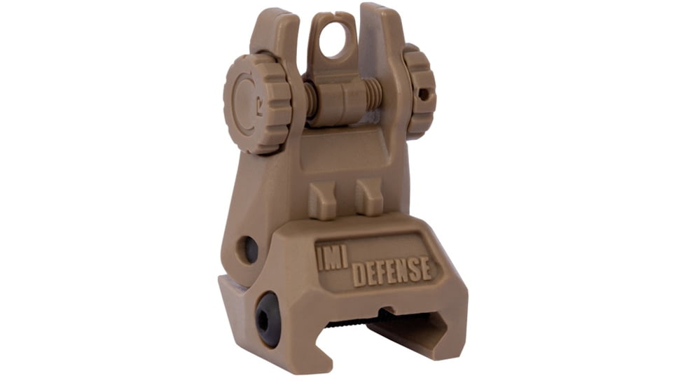 IMI Defense TRS Rear Polymer Flip Up Sight, FDE, 14633