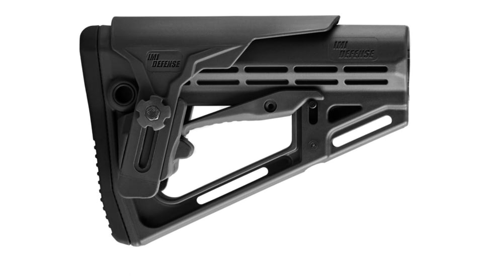 IMI Defense TS-1 Tactical Stock w/ Polymer Cheek Rest, Mil-Spec, Black, 96209