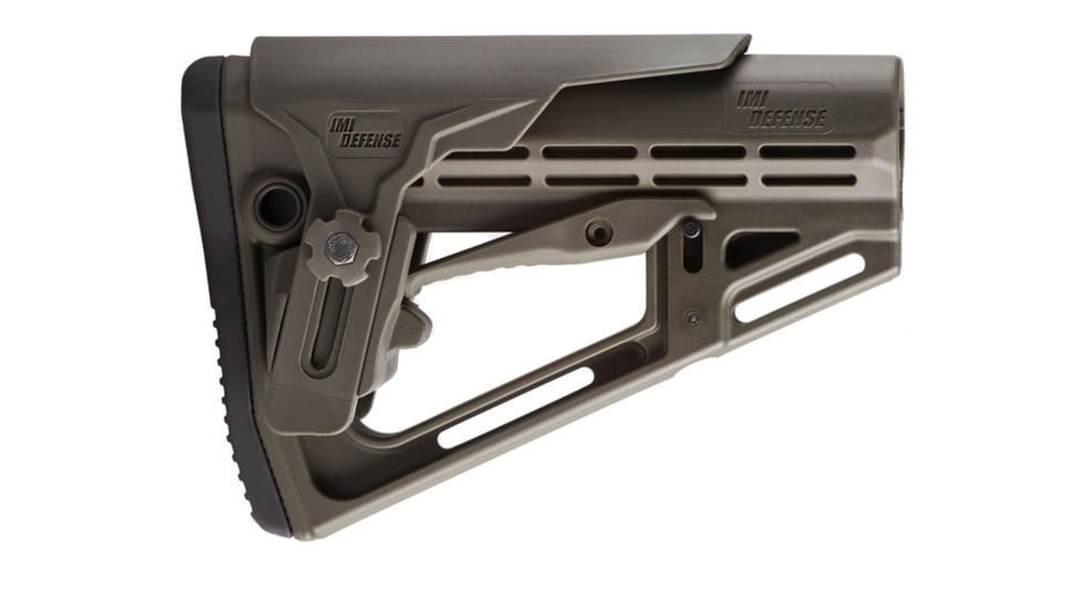 IMI Defense TS-1 Tactical Stock w/ Polymer Cheek Rest, Mil-Spec, OD Green, 96208