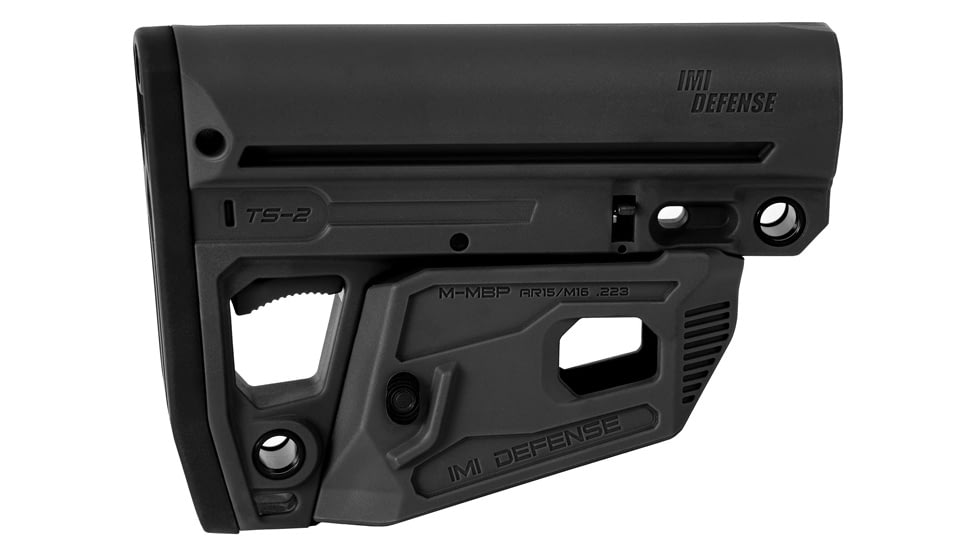 IMI Defense TS-2 Tactical Stock w/ Integrated Magwell, Mil-Spec, Black, 96220