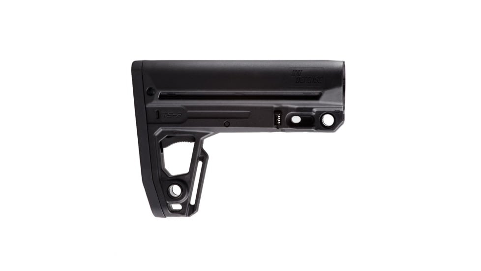 IMI Defense TS2 Tactical Stock w/Overmolded Buttplate, Black, IMI-ZS107BLACK