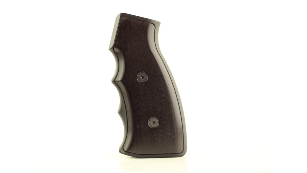 Indignant Arms IA Classic Accented AR15 Grip, Indian Ebony Grip/Black Frame, cl-acc-ie-bk