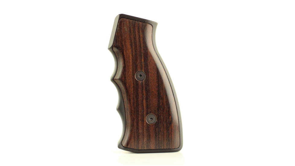 Indignant Arms IA Classic Accented AR15 Grip, Indian Rosewood Grip/Black Frame, cl-acc-ir-bk