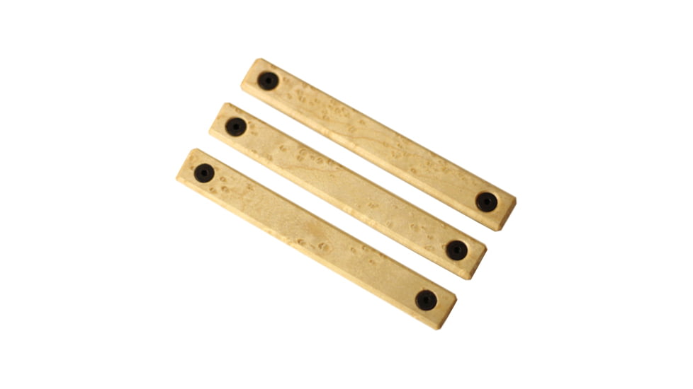 Indignant Arms IA Classic MLOK Rail Panels, 2.0 Slots, Birdseye Maple Grip/Black Frame, rp-acc-ma-2.0