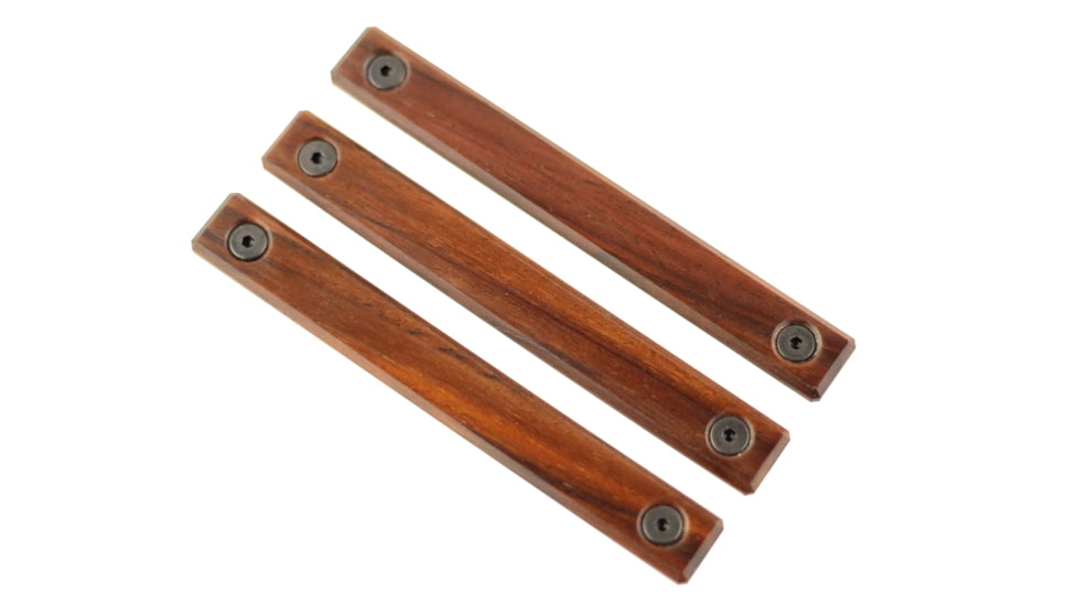 Indignant Arms IA Classic MLOK Rail Panels, 2.0 Slots, Cocobolo Grip/Black Frame, rp-acc-co-2.0