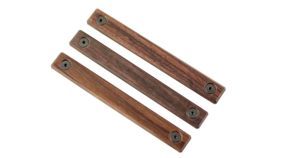 Indignant Arms IA Classic MLOK Rail Panels, 2.0 Slots, Indian Rosewood Grip/Black Frame, rp-acc-ir-2.0