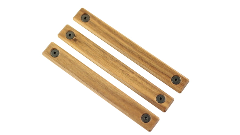 Indignant Arms IA Classic MLOK Rail Panels, 2.0 Slots, Walnut Grip/Black Frame, rp-acc-wa-2.0