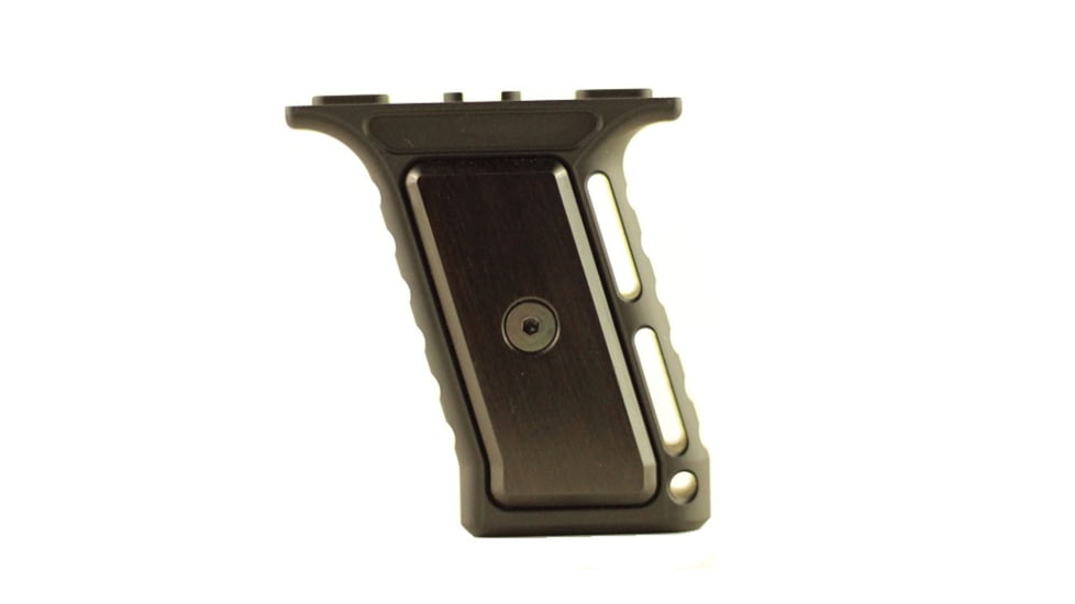 Indignant Arms Streamline Accented FWG MLOK Grip, Indian Ebony Grip/Black Frame, fw-acc-ie-bk