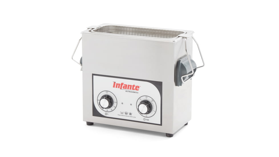 Infante Ultrasonics S6 Gun Cleaning System, Stainless, IU-S6