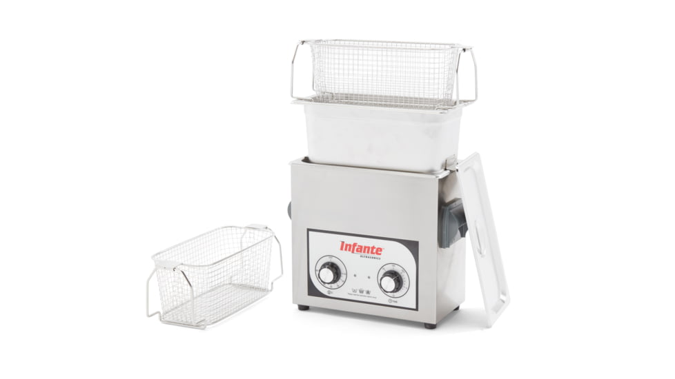 Infante Ultrasonics S6 Gun Cleaning System, Stainless, IU-S6