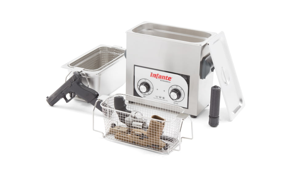 Infante Ultrasonics S6 Gun Cleaning System, Stainless, IU-S6
