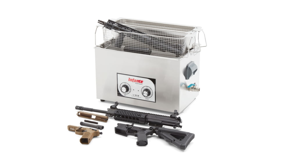 Infante Ultrasonics S9 Gun Cleaning System, Stainless, IU-S9