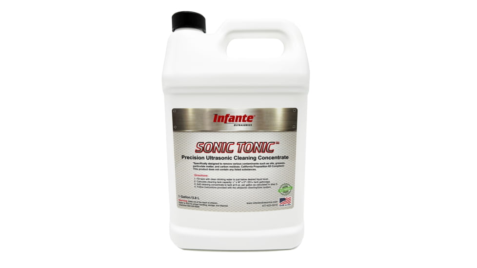 Infante Ultrasonics Tonic Gun Cleaning Concentrate, White Bottle, IU-Sonic Tonic