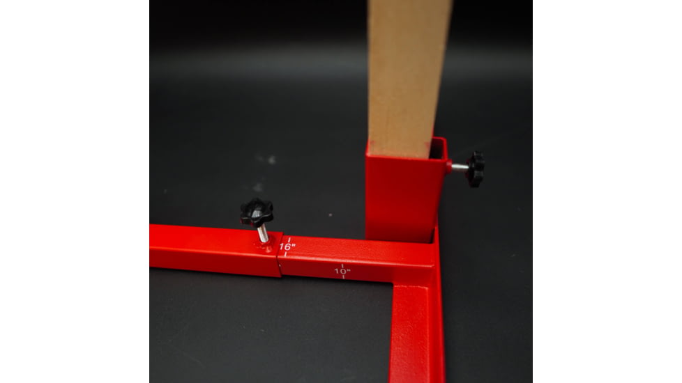 Infinite Defense Adjustable Infinity Target Stand, Fixed, Red, TSADJ