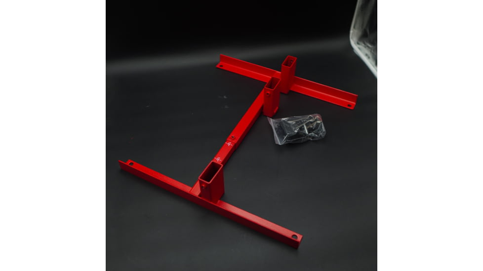 Infinite Defense Adjustable Infinity Target Stand, Fixed, Red, TSADJ