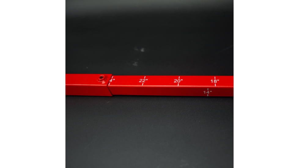 Infinite Defense Adjustable Infinity Target Stand, Fixed, Red, TSADJ