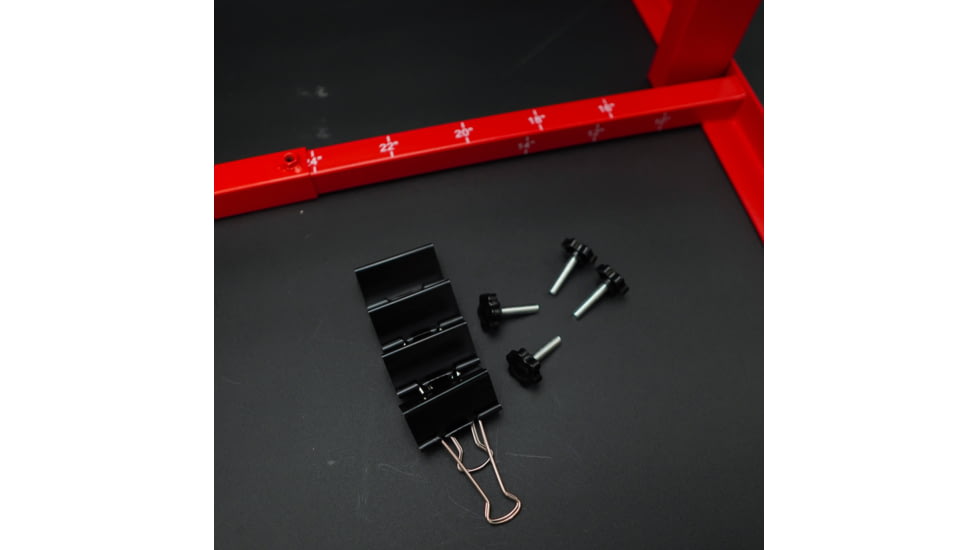 Infinite Defense Adjustable Infinity Target Stand, Fixed, Red, TSADJ