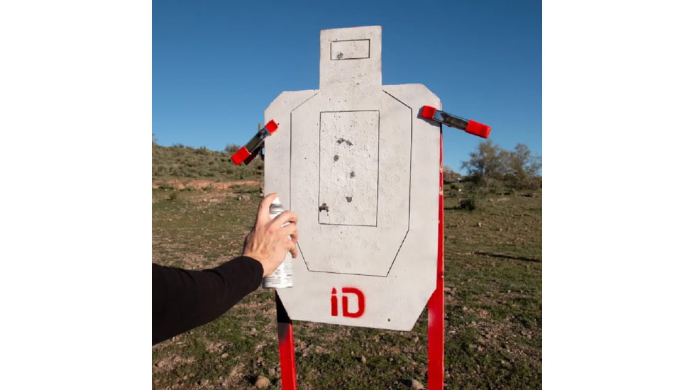 Infinite Defense Gen 2 Infinity Target, Silhouette, White, SIL1
