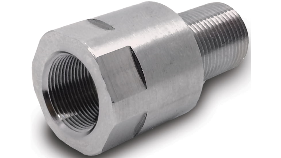 Infinite Product Solutions 1/2-36 RH - 1/2-28 Thread Adapter, Polished Stainless Steel, 1236-1228-SS