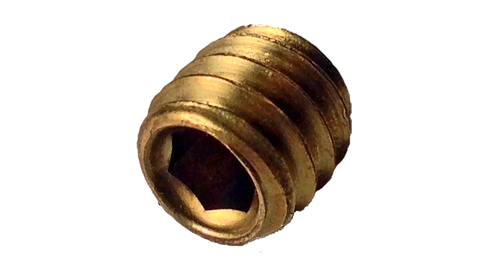 Infinite Product Solutions 1/4x20 Brass Set Screw Replacement, Brass, 1420-SCREW