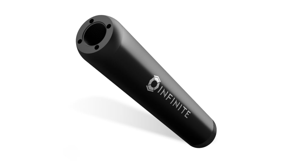 Infinite Product Solutions 10in Redirect Compensator w/Storage Cap, Black Anodize, Smooth, SRS-10IN-BA-CR