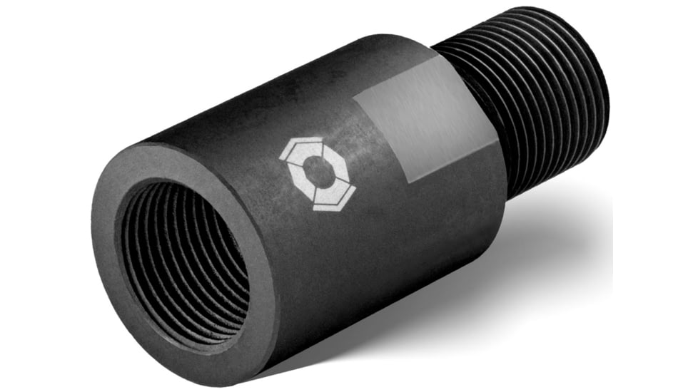 Infinite Product Solutions 1in Barrel Extension, Black Phosphate, M13.5 x 1 LH - 9mm Luger, 135LH-EXT-1IN-BS