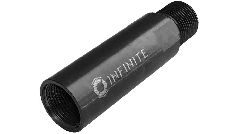 Infinite Product Solutions 2in Barrel Extension, Black Phosphate, 5/8x24 - .30 Carbine/.308 Winchester/.300 AAC Blac, 5824-EXT-2IN-BS