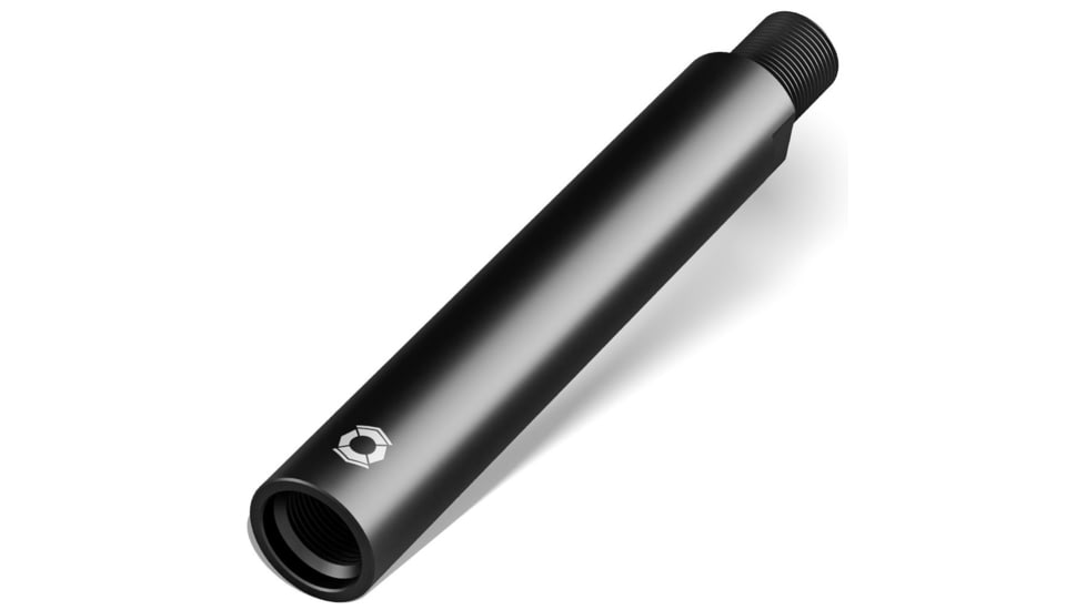 Infinite Product Solutions 4in Barrel Extension, Black, 1/2x28 - .223 Remington/5.56x45mm NATO/9mm Luger/., 1228-EXT-4IN-BS