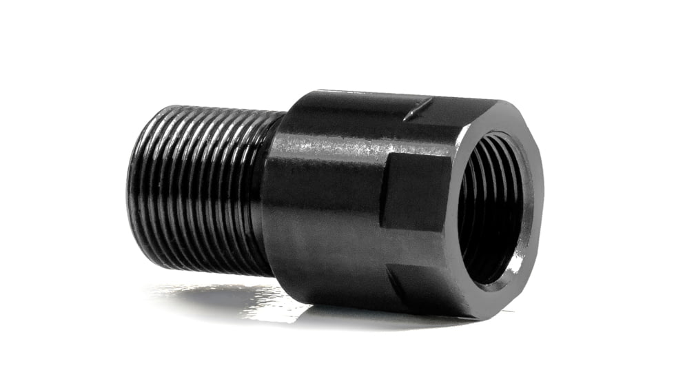 Infinite Product Solutions 9/16-24 LH - 5/8-24 Thread Adapter, Black Oxide, 916LH-5824-BSS