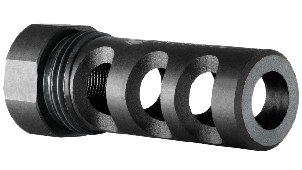 Infinite Product Solutions Gen 1 QD 3-Port Muzzle Brake, 9mm Luger, 1/2x36, Black Phosphate, 3-G1-4140-PHO-1236-CW