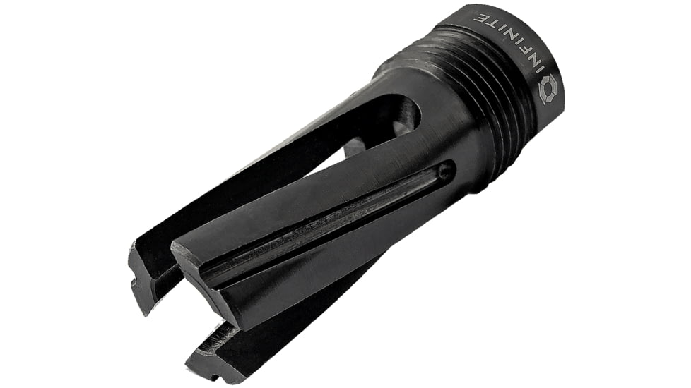 Infinite Product Solutions Gen 1 QD 3-Prong Flash Hider, 9mm Luger, 1/2x28, Black Oxide, G1-4140-BOG-1228-9MM-CW