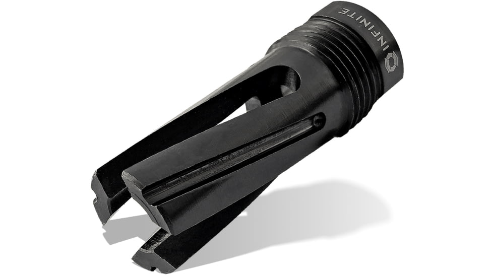 Infinite Product Solutions Gen 1 QD 3-Prong Flash Hider, 9mm Luger, 1/2x36, Black Oxide, G1-4140-BOG-1236-CW