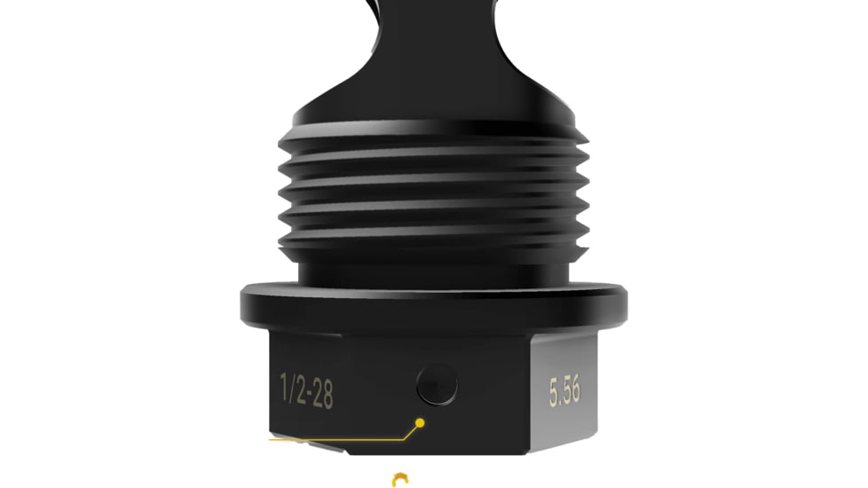 Infinite Product Solutions Gen 4 QD 3-Port Muzzle Brake, 7.62x39mm, M14 x 1 LH, Black Nitride, G4-174-NTD-14LH-CW