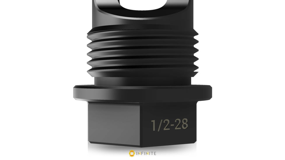 Infinite Product Solutions Gen 4 QD 3-Port Muzzle Brake, 7.62x39mm, M14 x 1 LH, Black Nitride, G4-174-NTD-14LH-CW