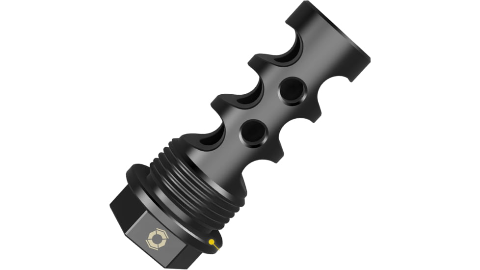 Infinite Product Solutions Gen 3 QD 3-Port Muzzle Brake, 7.62x39mm, M14 x 1 LH, Black Nitride, PRTG3174NTD-14LH-CW