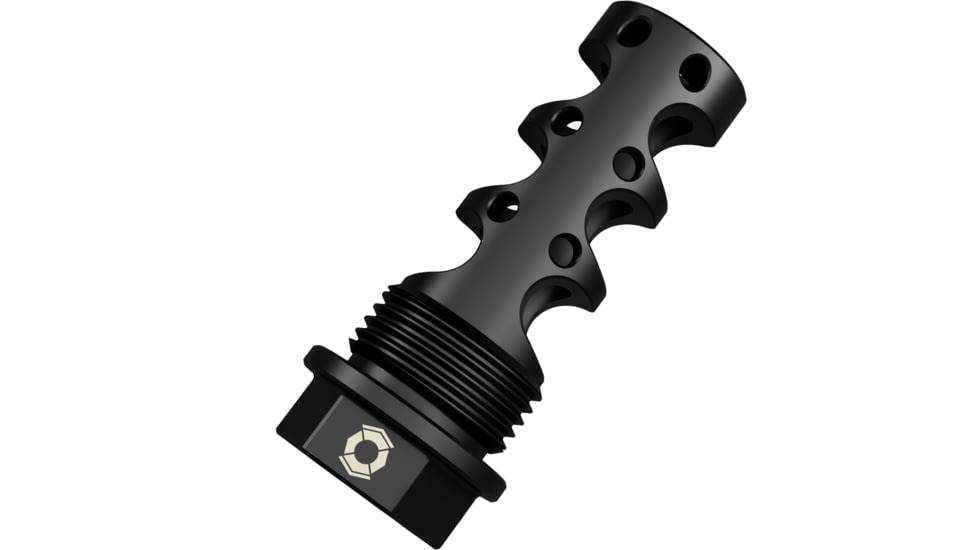 Infinite Product Solutions Gen 4 QD 3-Port Muzzle Brake, 7.62x39mm, M14 x 1 LH, Black Nitride, G4-174-NTD-14LH-CW