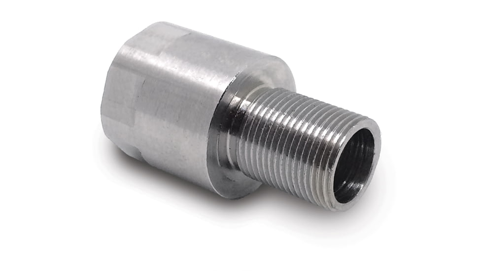 Infinite Product Solutions M13 x 1 RH - 1/2-28 Thread Adapter, Polished Stainless Steel, 13RH-1228-SS