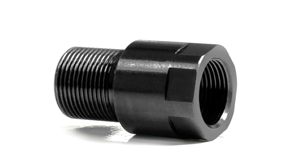 Infinite Product Solutions M14 x 1 LH - 5/8-24 Thread Adapter, Black Oxide, 14LH-5824-BSS