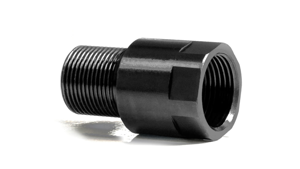 Infinite Product Solutions M16 x 1 LH - 578-28 RH Thread Adapter, Black Oxide, 16LH-578-BSS