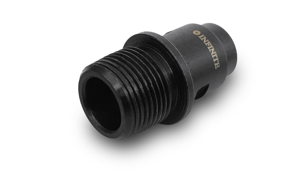 Infinite Product Solutions M8 x .75 to 1/2-28 Thread Adapter, Black, M8-1228