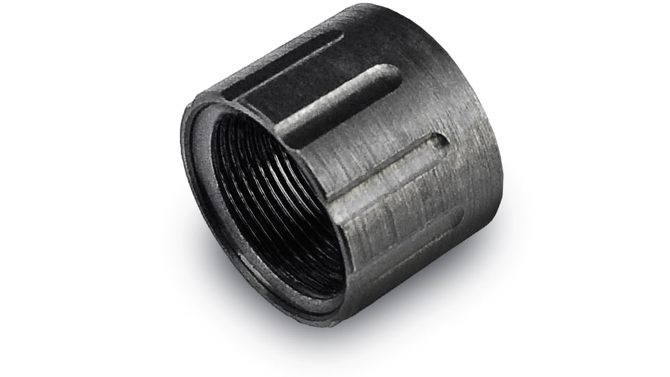 Infinite Product Solutions Pistol Notched Thread Protector, Black, M13.5 x 1 LH, 135LH-TP-NT-BS