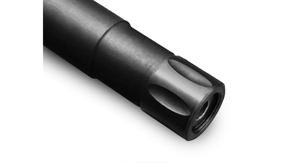 Infinite Product Solutions Rifle Fluted Thread Protector, Black, 1/2x28, 1228R-TP-F-BS