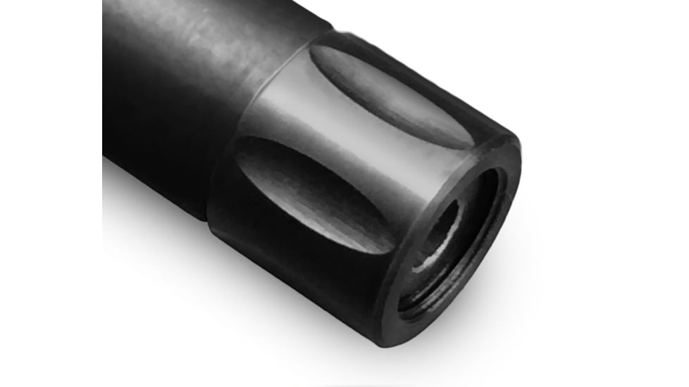 Infinite Product Solutions Rifle Fluted Thread Protector, Black, M14 x 1 RH, 14RH-TP-F-BS