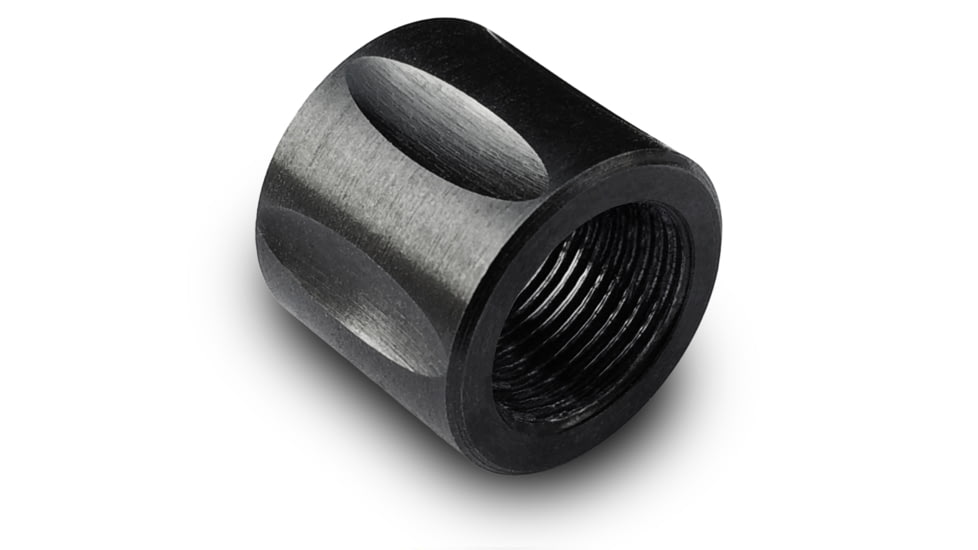 Infinite Product Solutions Rifle Fluted Thread Protector, Black, M14 x 1 RH, 14RH-TP-F-BS