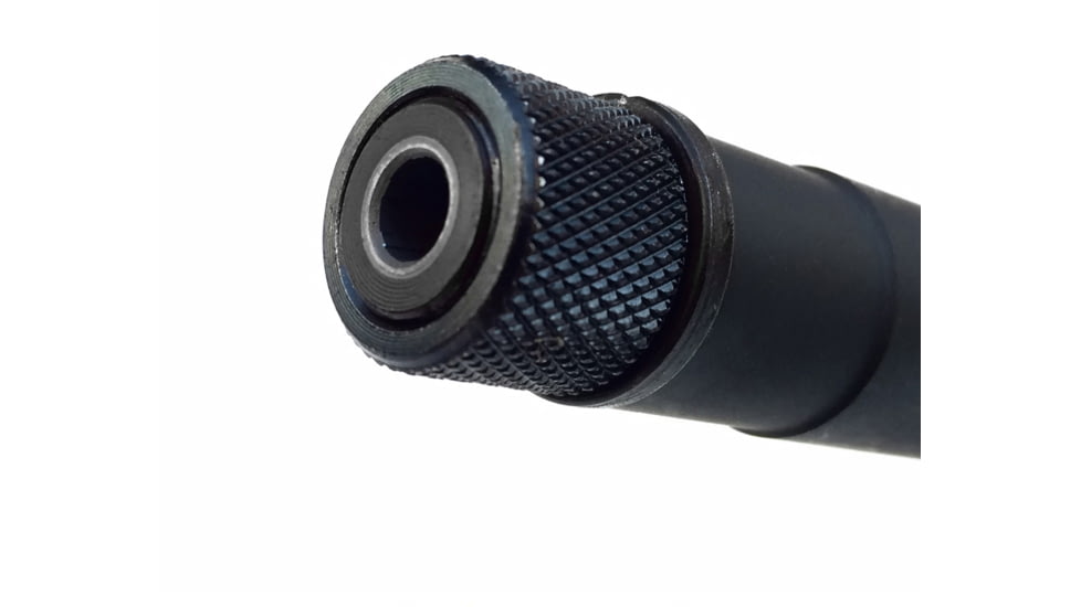 Infinite Product Solutions RIfle Knurled Thread Protector, Black, 1/2x28, 1228R-TP-K-BS