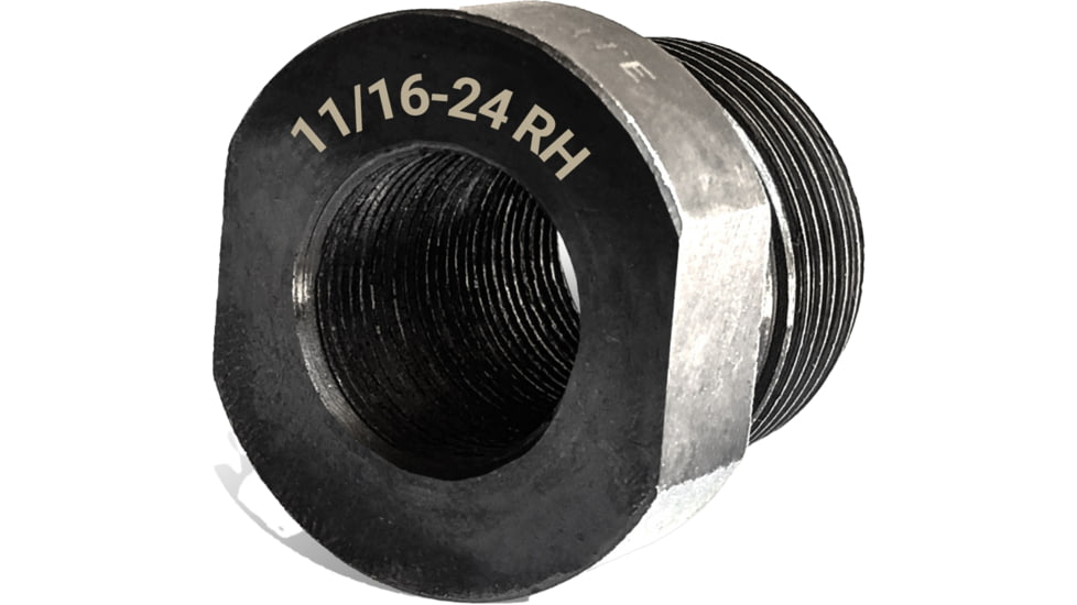 Infinite Product Solutions Tapered Thread Adapter, Black Oxide, 11/16x24, AD-TPR-4140-BOG-1116