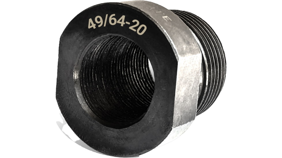 Infinite Product Solutions Tapered Thread Adapter, Black Oxide, 49/64, AD-TPR-4140-BOG-496420