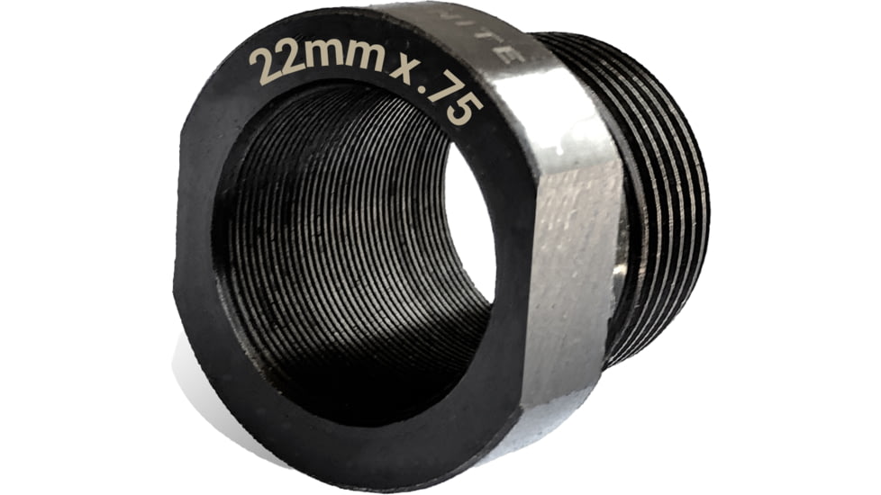 Infinite Product Solutions Tapered Thread Adapter, Black Oxide, M22x.75RH, AD-TPR-4140-BOG-2275