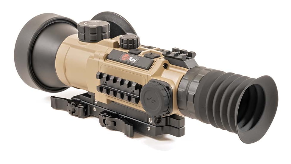 InfiRay Outdoor 4-8x 75mm RICO HYBRID 640 Multi-function Thermal Weapon Sight, 50 Hz, 640x512, Coyote Tan, IRAY-HYH75W