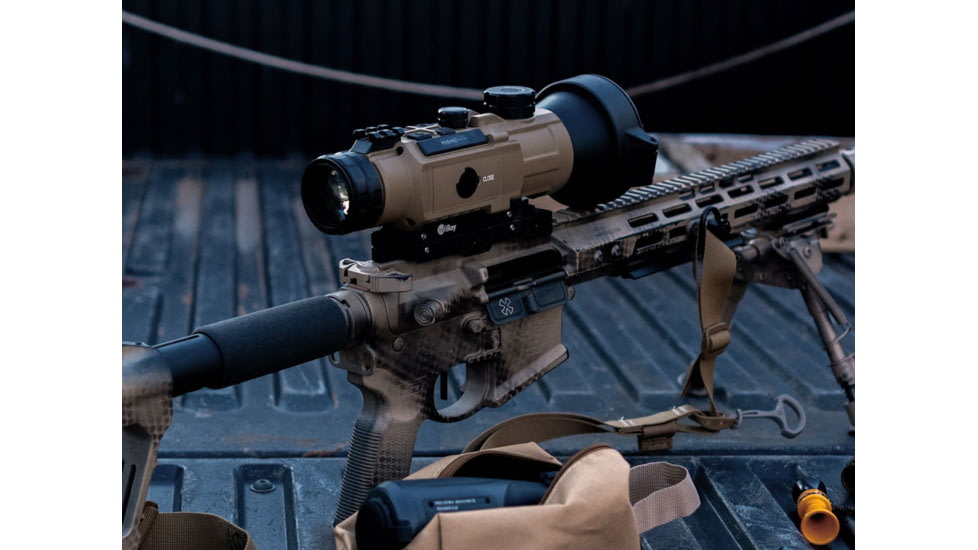 InfiRay Outdoor 4-8x 75mm RICO HYBRID 640 Multi-function Thermal Weapon Sight, 50 Hz, 640x512, Coyote Tan, IRAY-HYH75W